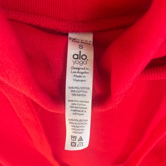 ALO Yoga Eternal Hoodie Red - Picture 3 of 3